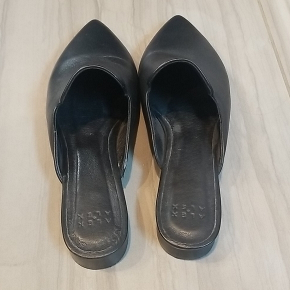 Alex +Alex Black leather mules - Picture 3 of 4